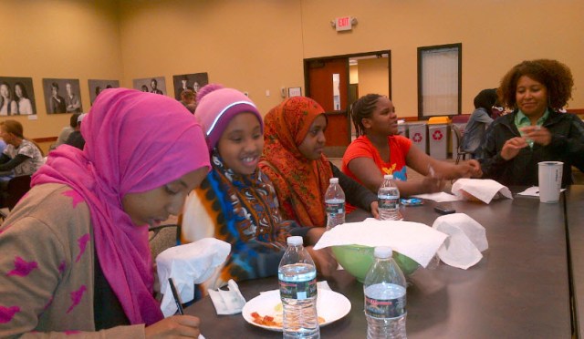 Medical scholars testing their senses of smell on mystery items