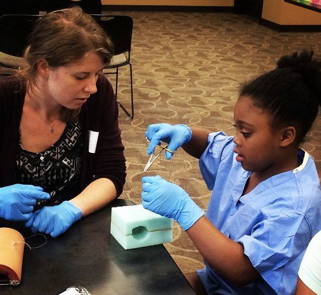 Suturing and surgery